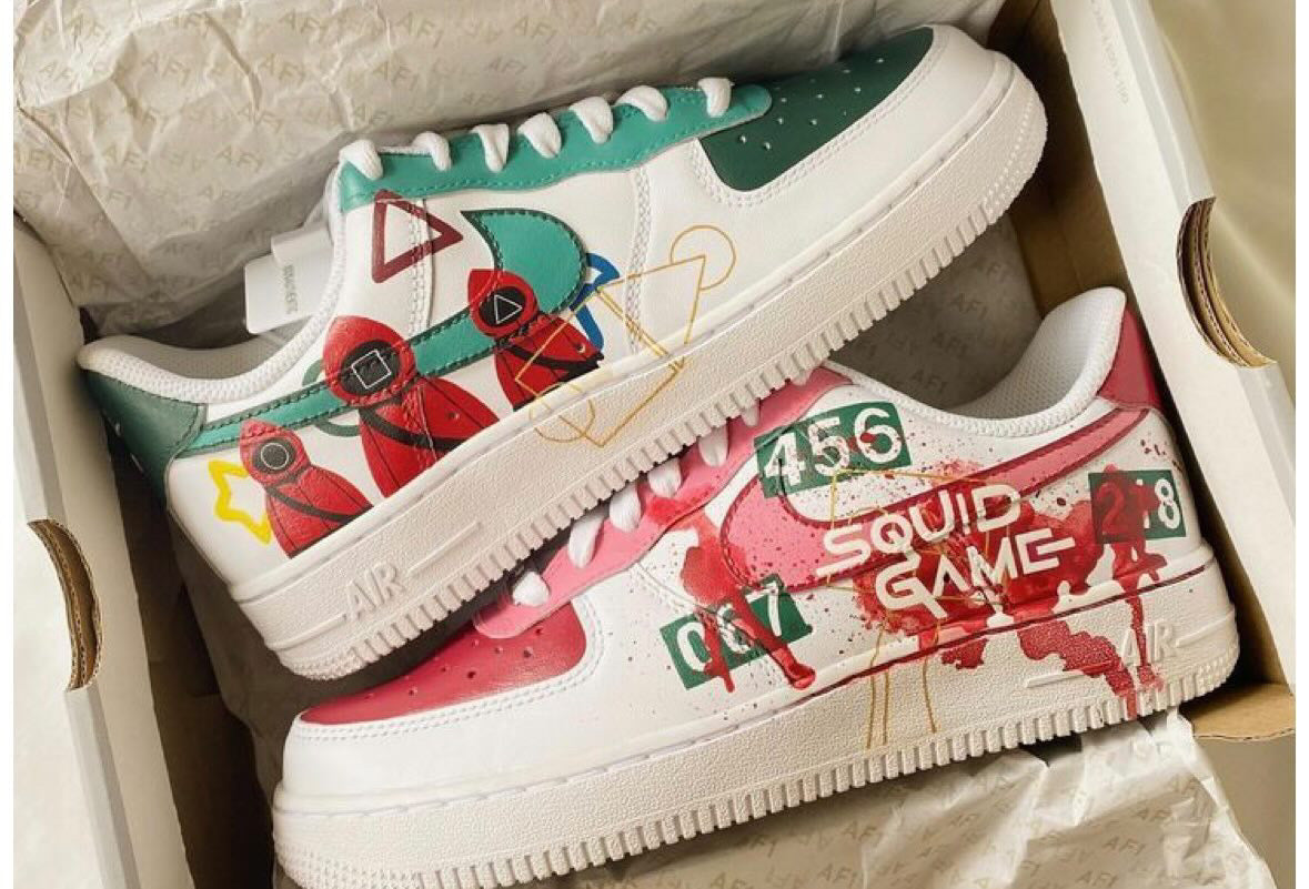 Nike AF-1 Easy On “squid game” kids