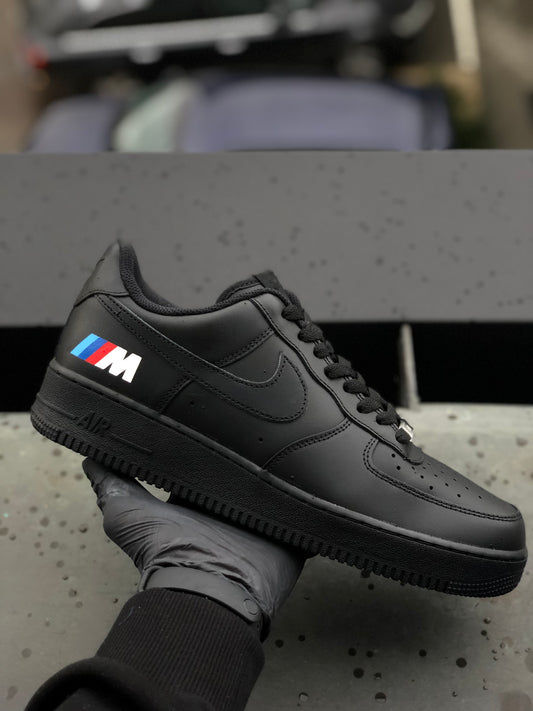 Hand-painted custom sneakers with car design by VK Customs