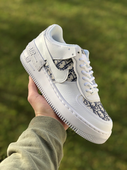 Hand-painted custom sneakers with luxury design by VK Customs